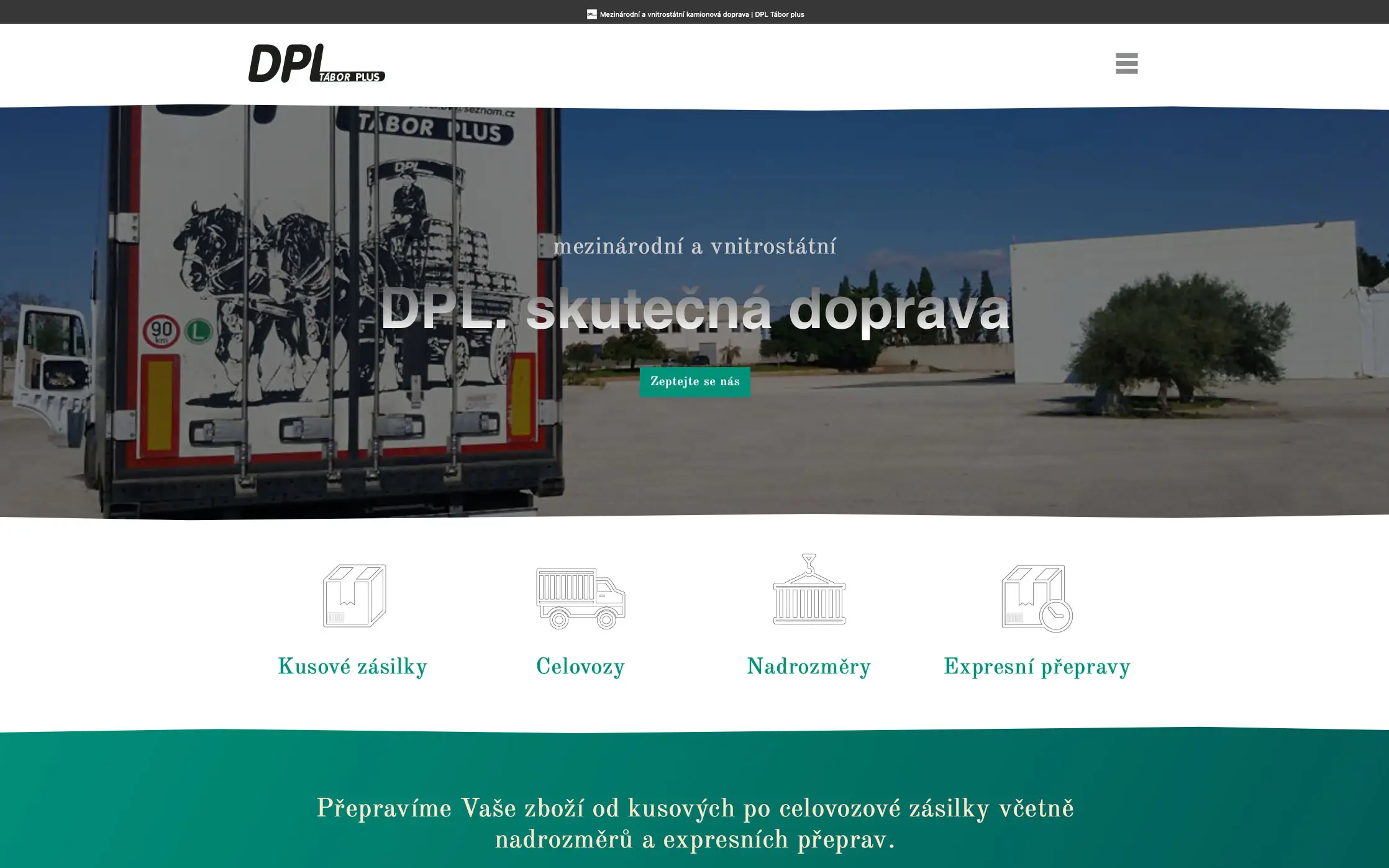 DPL Tábor plus — redesign