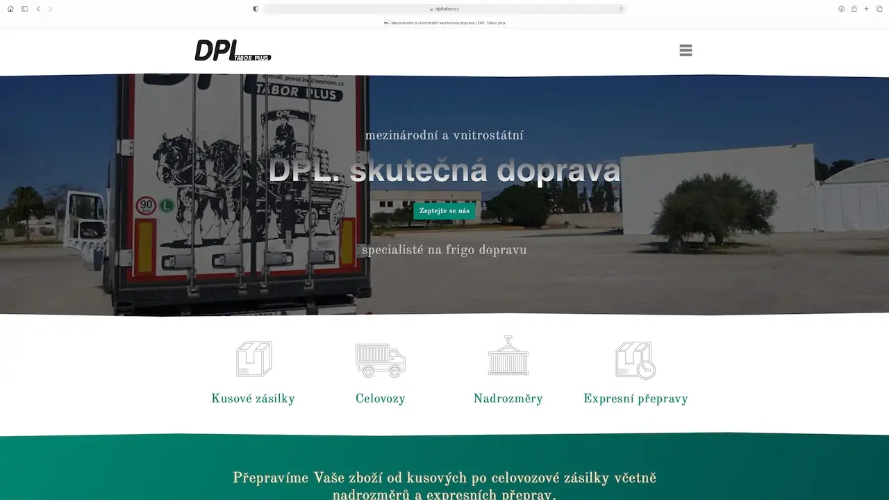 DPL T&aacute;bor plus &mdash; redesign