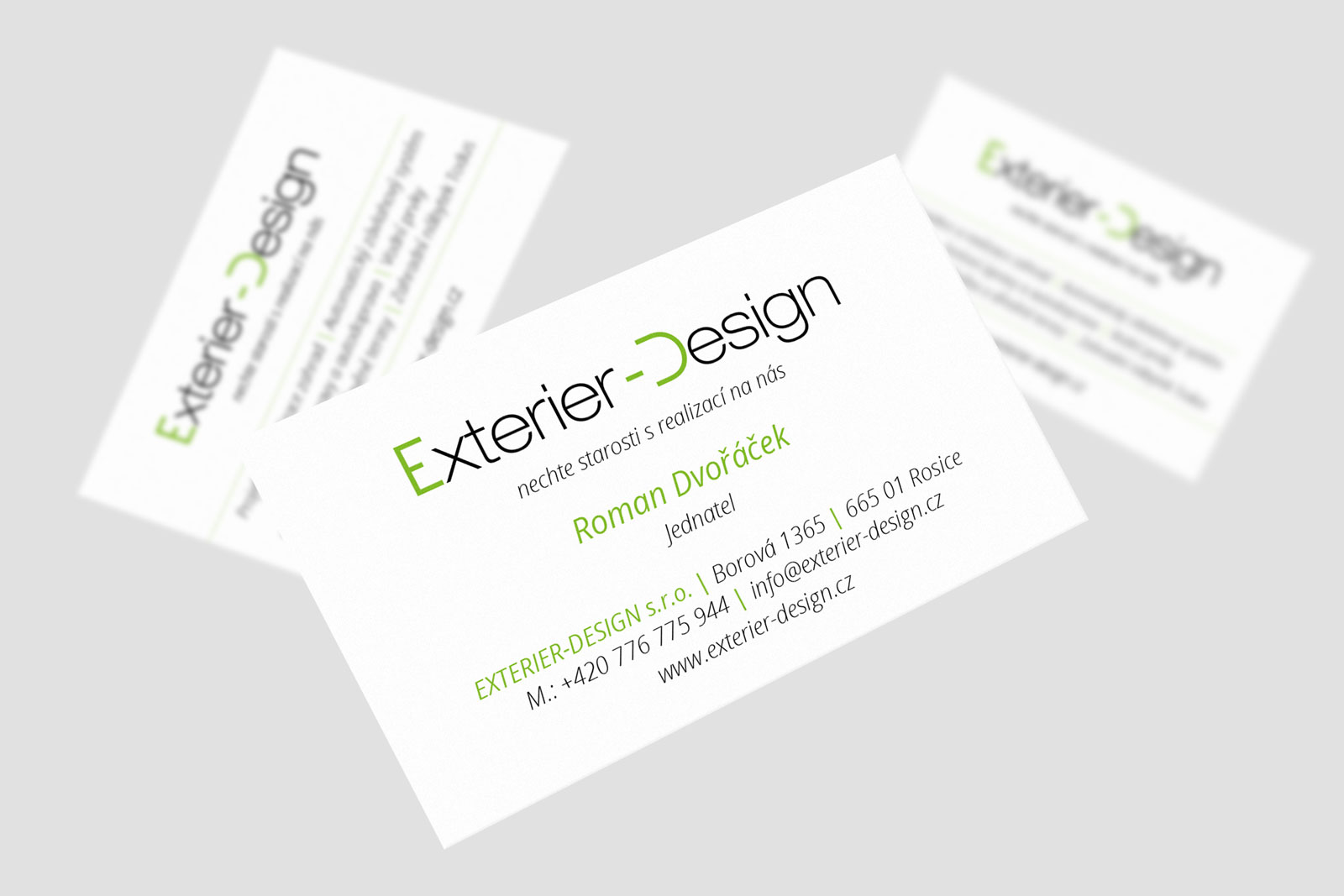 Extrerier-Design vizitky